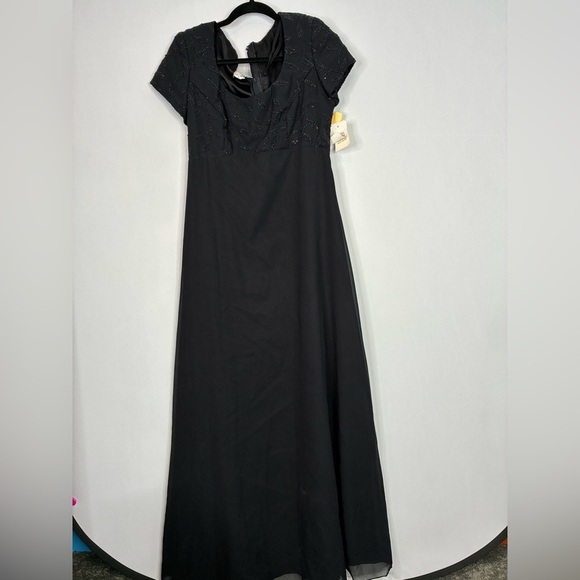 newimage Dresses & Skirts - NEW IMAGE Elegant Black Evening Dress Size 12 NWT